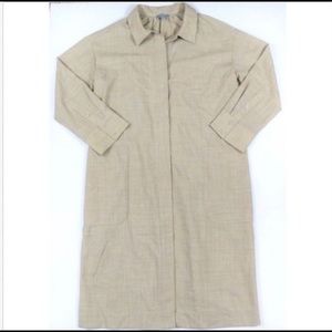 COS Camel Minimalist Shirt Dress